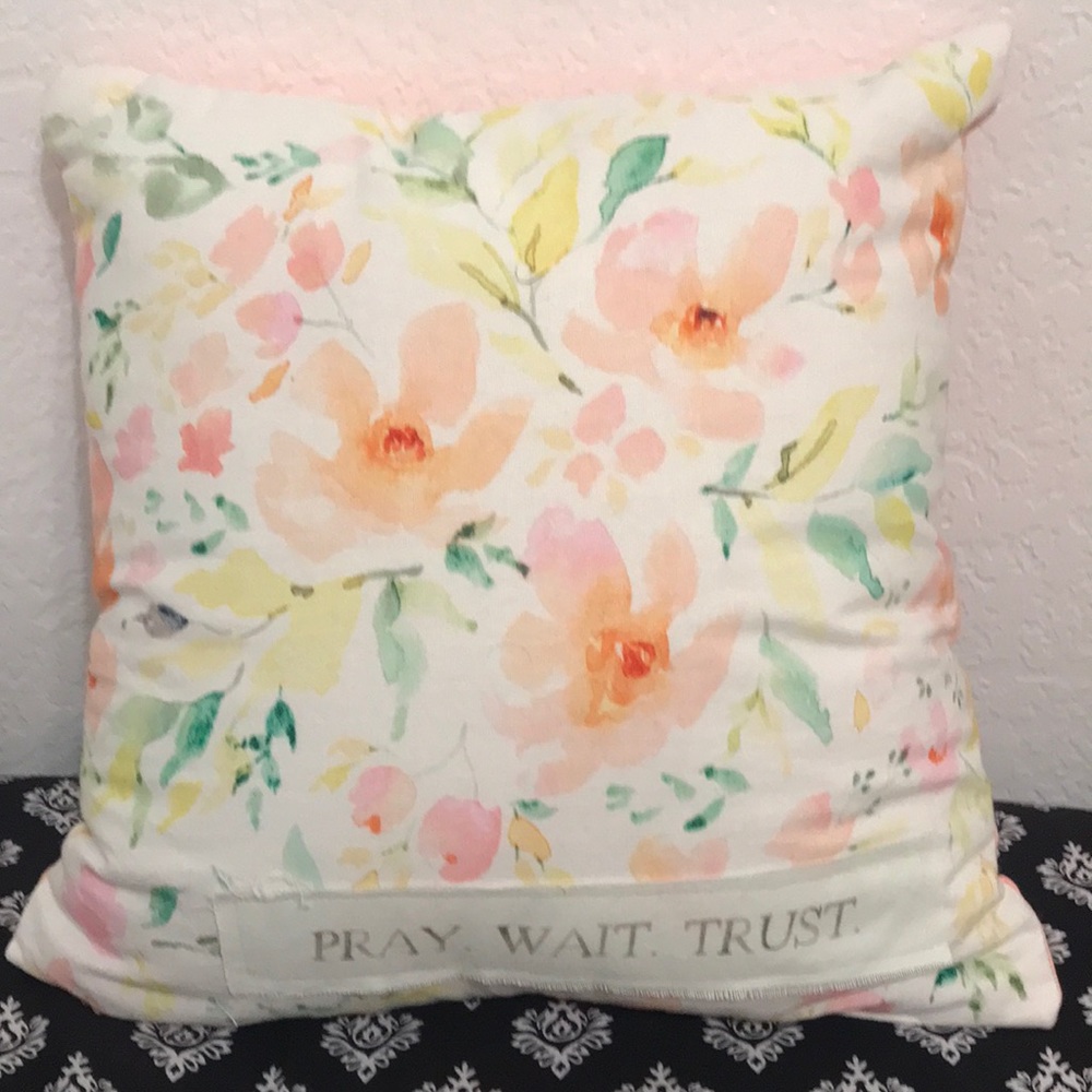 Floral Accent Pillow